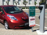 electric car charging station (select to view enlarged photo)