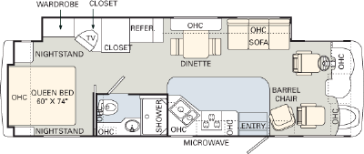 2006 Monaco Monarch SE 33SFS Floorplan