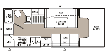 2007 Coachmen Freelander 2230RK Floorplan