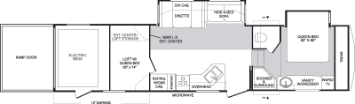 2007 Keystone Raptor 3612DS Floorplan