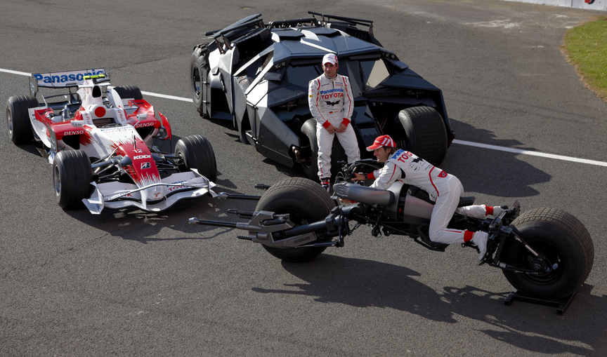 Panasonic Toyota Racing Joins Forces With 'The Dark Knight' at Silverstone  - VIDEO ENHANCED