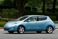 Nissan LEAF zero-emission electric car (select to view enlarged photo)