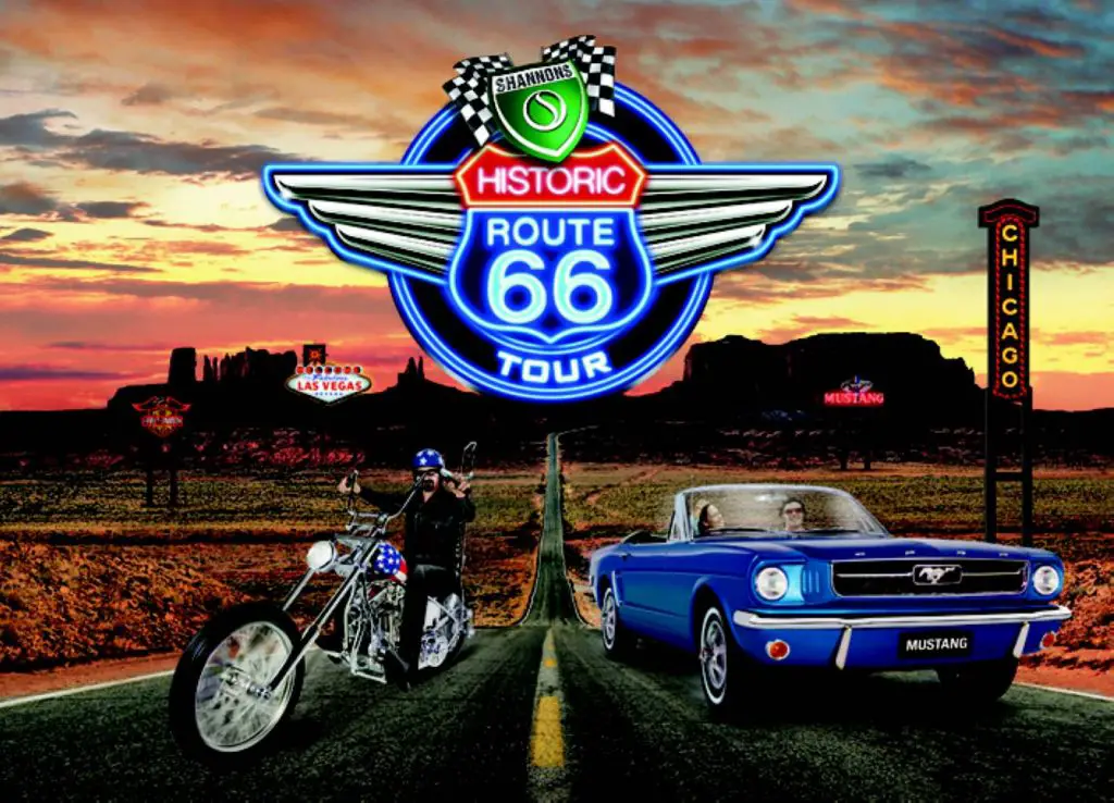 Mustang or Harley - Your Choice in the Shannons' Route 66 Tour Competition