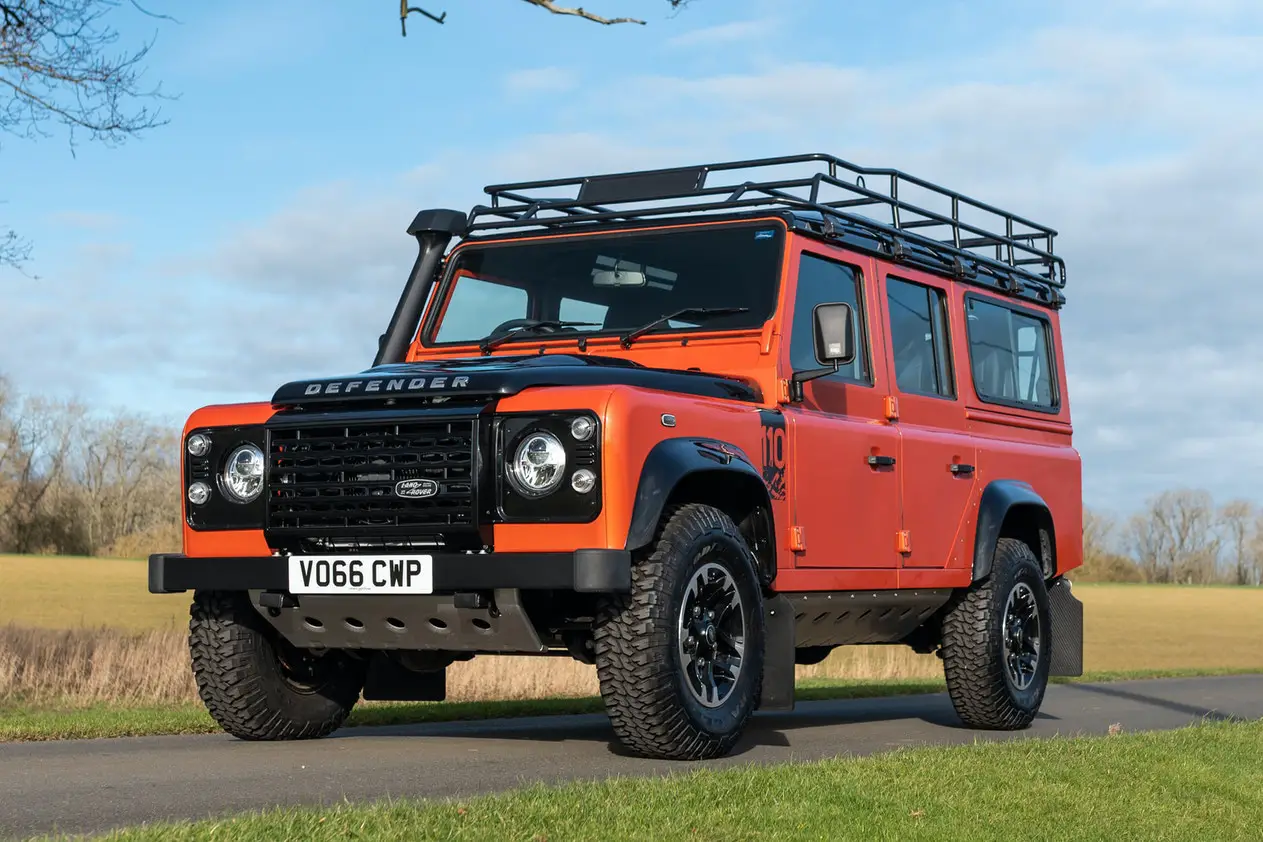 Last off the line 2016 Land Rover Defender 110 Adventure with just 52 miles  set to break auction sales record